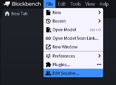 Blockbench設定画面